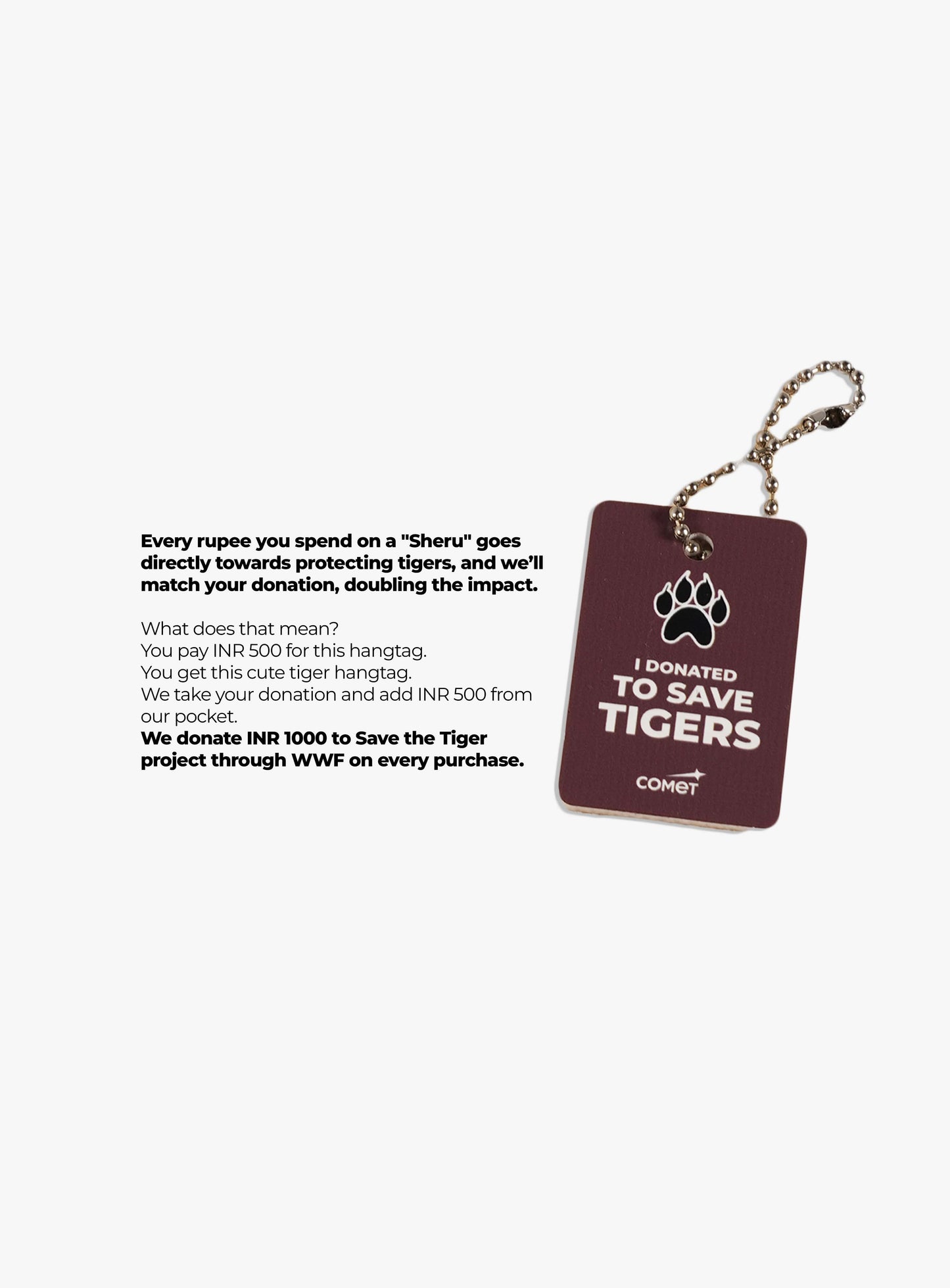 SAFARI HANG TAG “SHERU”