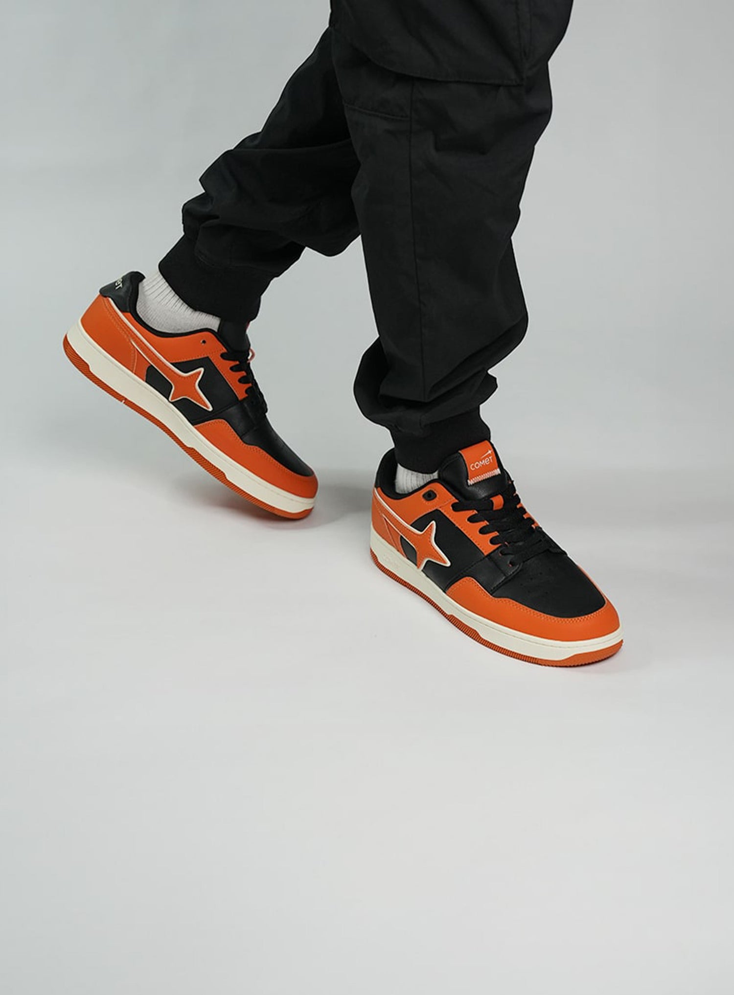 Lifestyle photo of Comet shoes in use