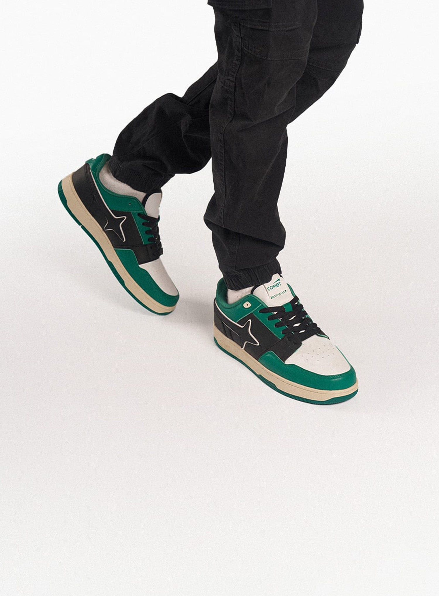 Lifestyle photo of Comet shoes in use
