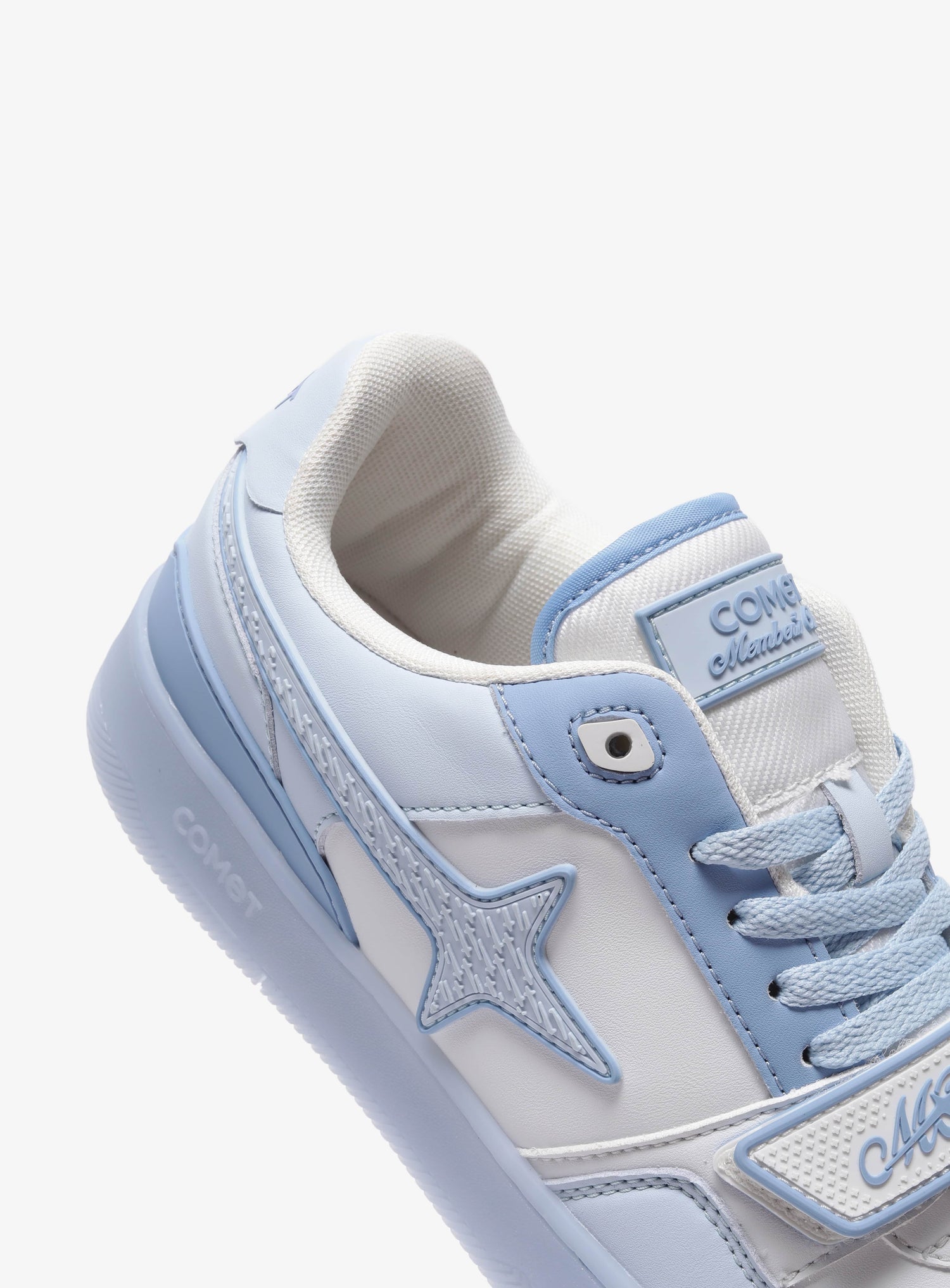 Close-up detail view of Comet shoe