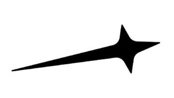 Comet sneakers primary logo — dark version (PNG)