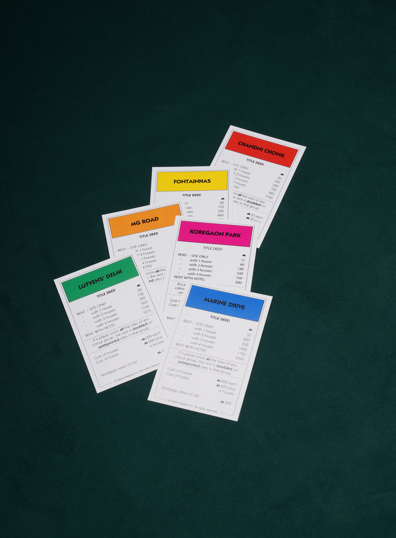 Comet X Monopoly Game Cards Retail