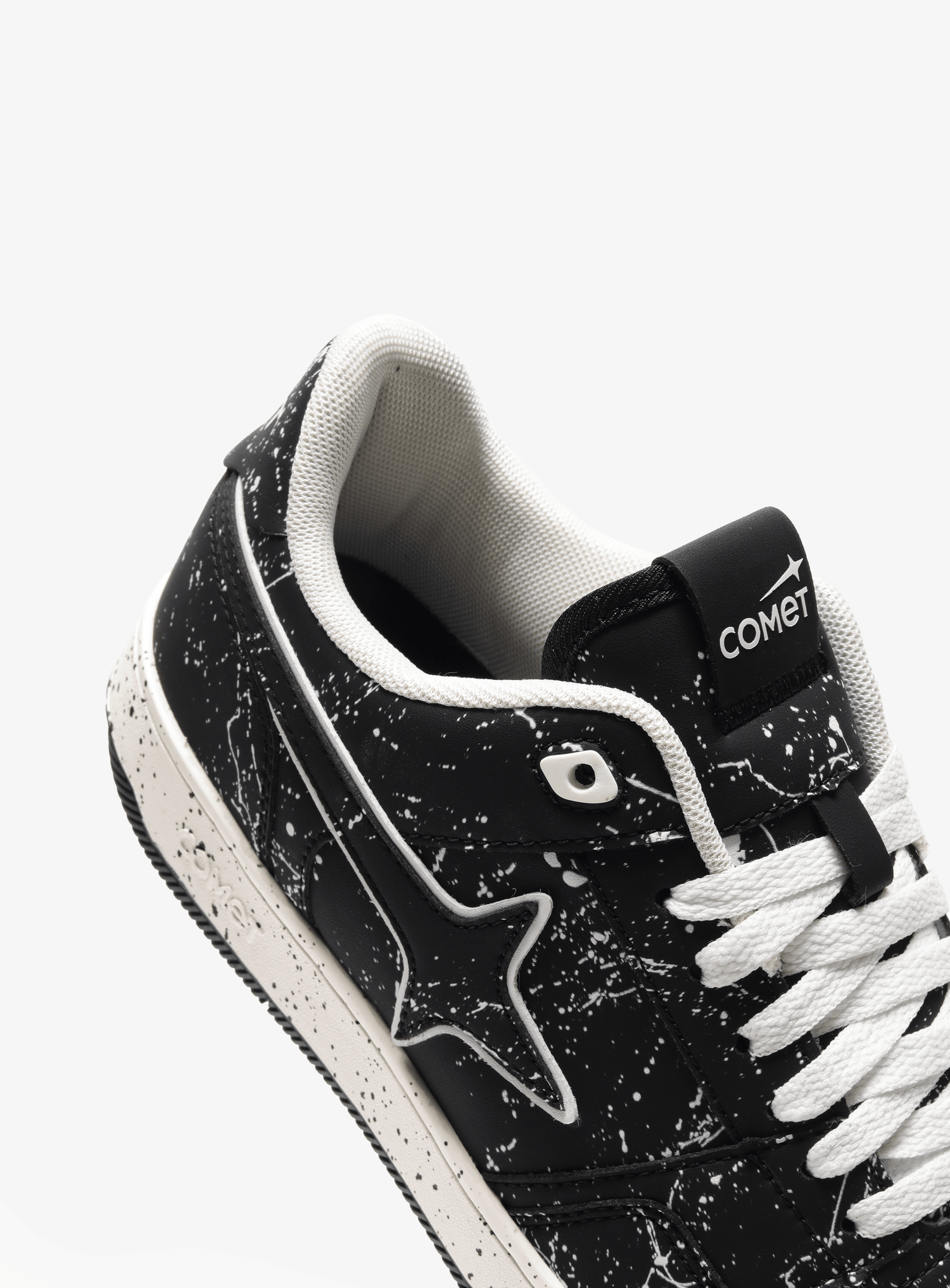Close-up detail view of Comet shoe