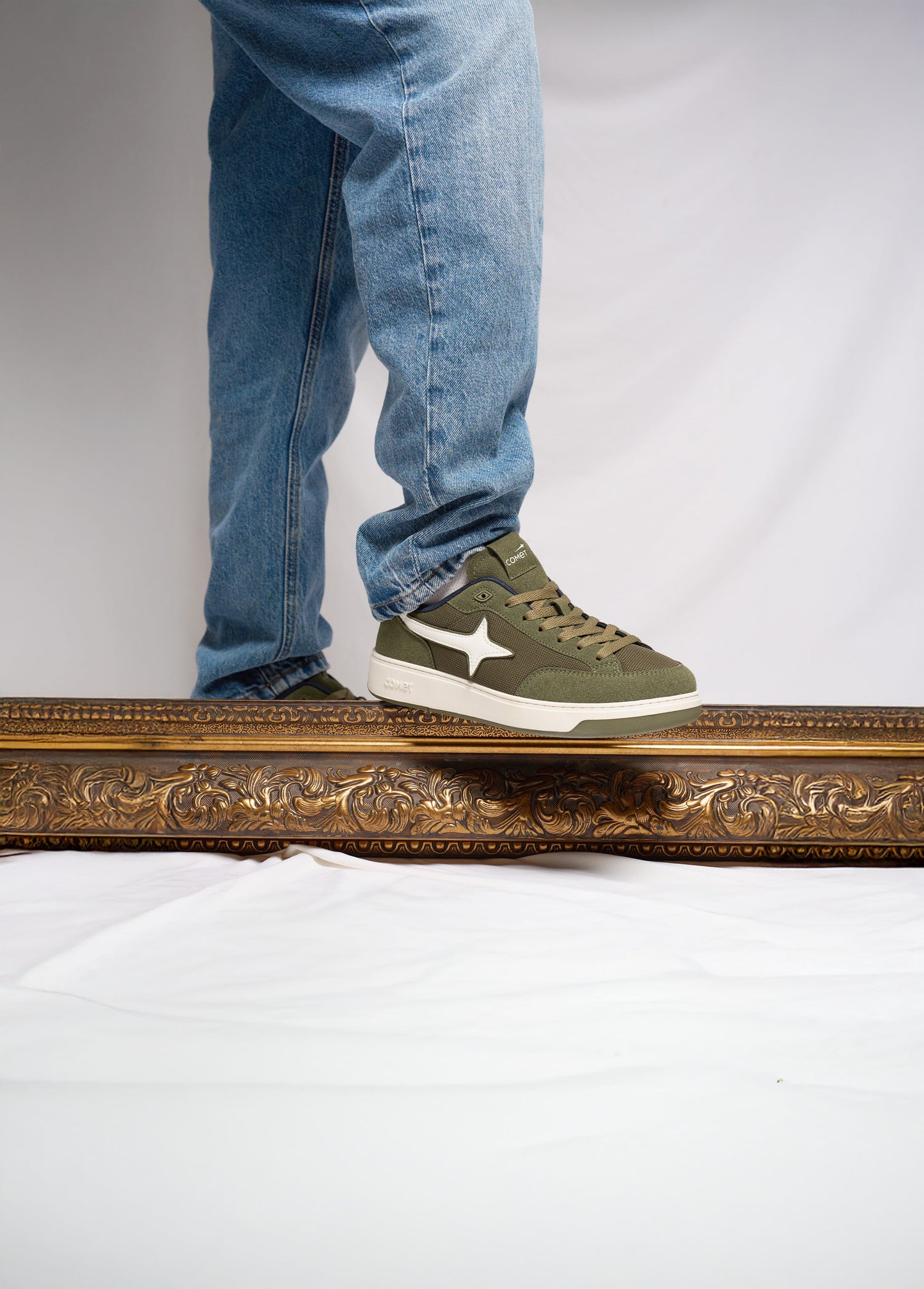 Lifestyle photo of Comet shoes in use