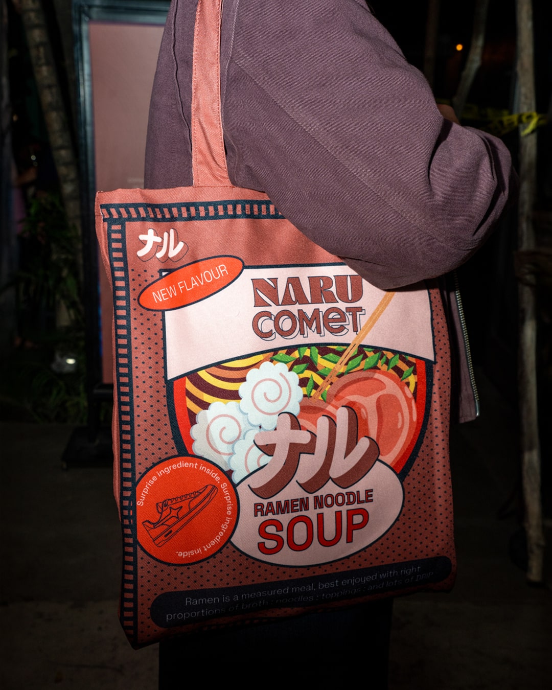 Comet brand tote bag product