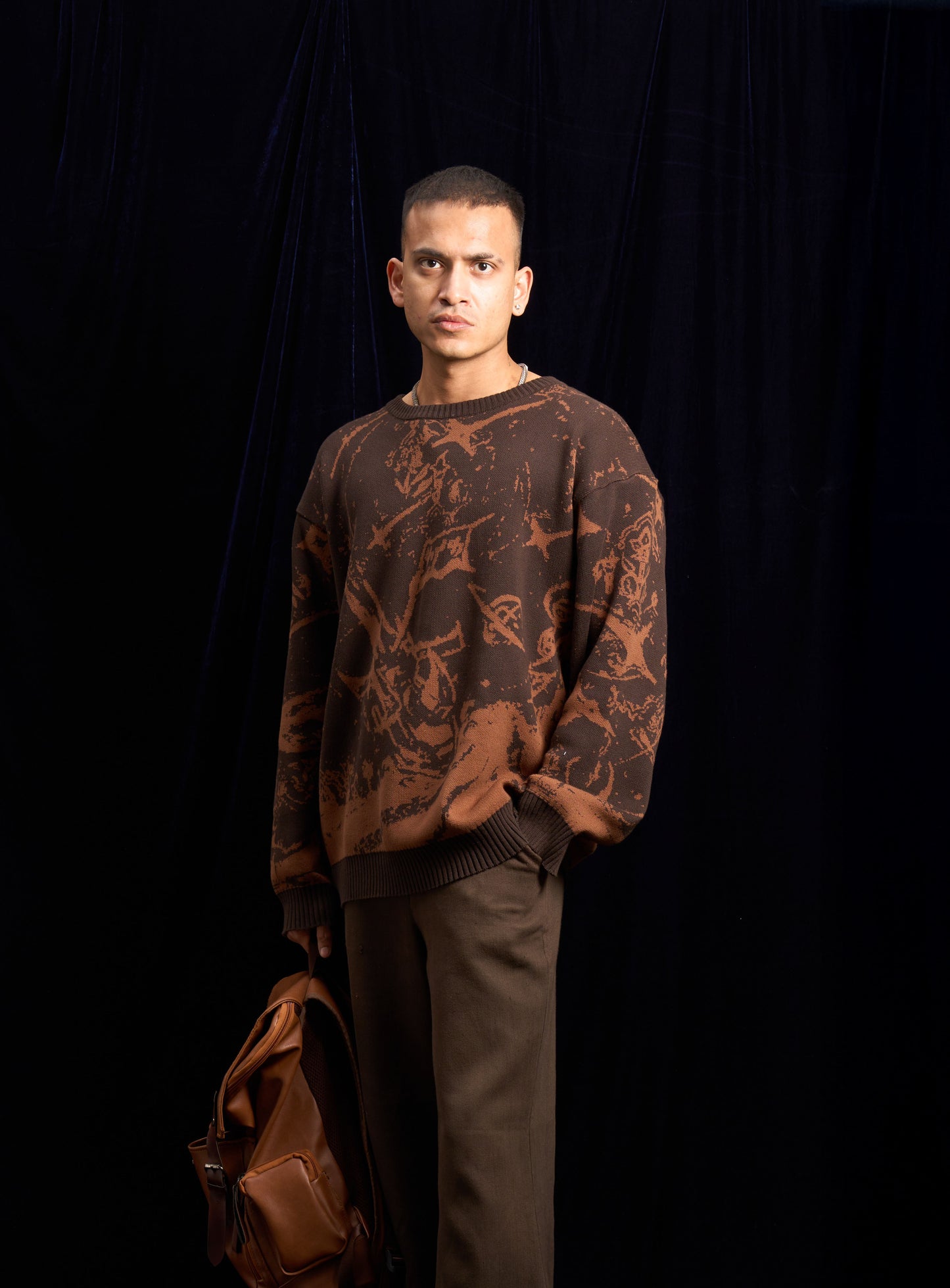 COMET x FARAK “SWEATER BROWN"