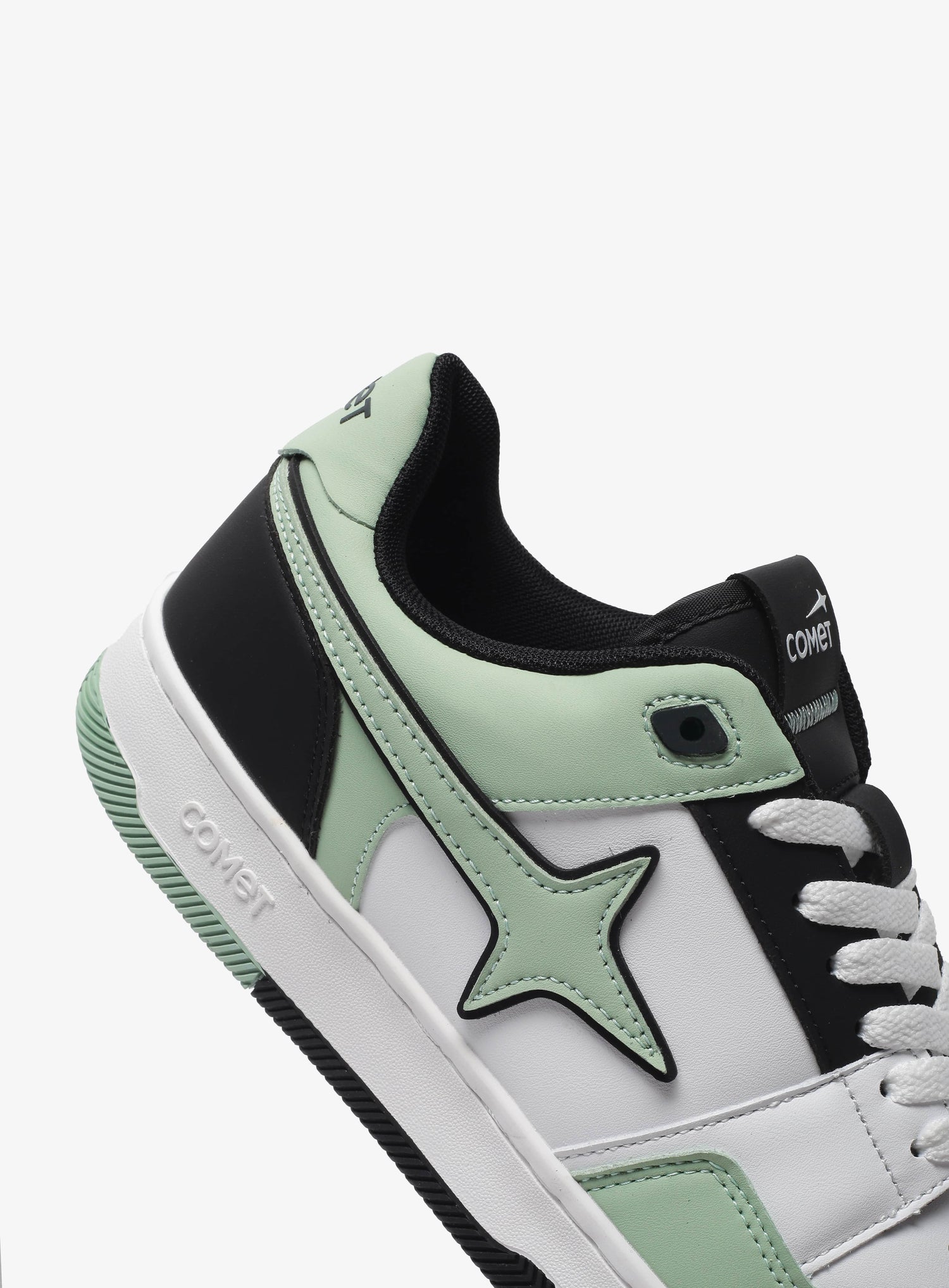 Close-up detail view of Comet shoe