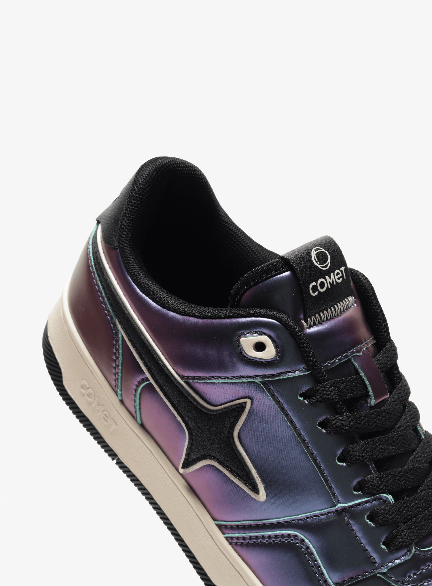 Close-up detail view of Comet shoe